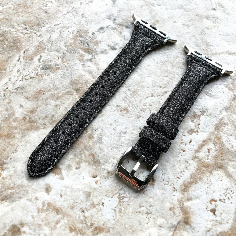 Black Glitter Slim Band 42mm/44mm/45mm
